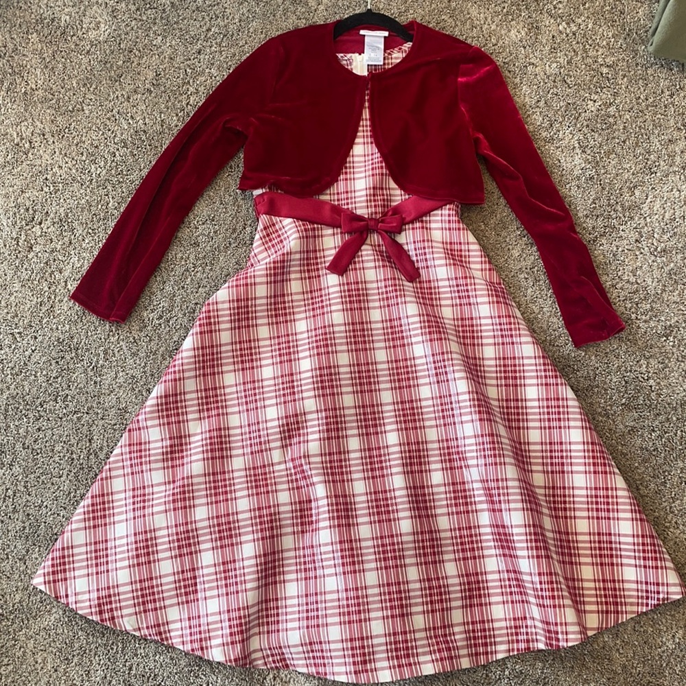 Bonnie Jean girls Christmas dress